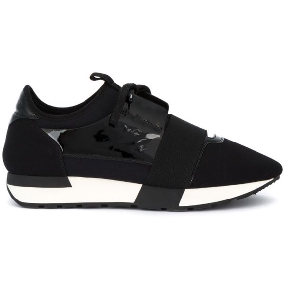 Balenciaga Black Race Runner Sneakers - Picture 4 of 4